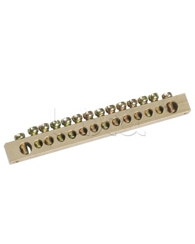 Шина нулевая 8x12 8/2 IEK YNN21-08-100 в Махачкале Клеммные колодки Pintop.ru