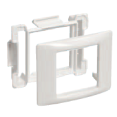 Рамка и суппорт универсальные на 2 модуля белые IEK CKK-40D-RU2-K01