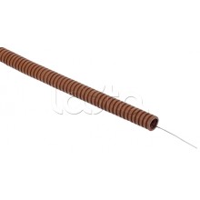 ELASTA Труба гофр. ПВХ d=16мм с зондом дуб (25м) IEK (ET-TG21-121-016-025-K24)