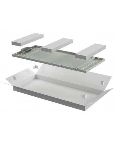 ITK LINEA N Панель задняя 600мм шкафа 24U сер. (LN35-24U6X-ZM) в Махачкале Аксессуары для стоек и шкафов Pintop.ru