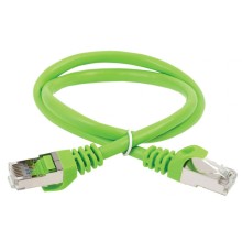 ITK Коммутационный шнур кат. 5Е FTP PVC 7м зеленый (PC02-C5EF-7M)