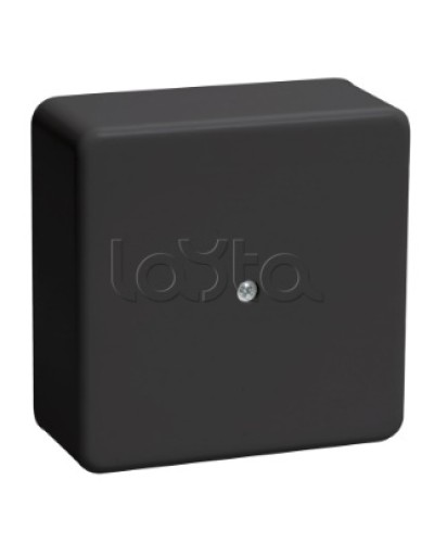 Коробка расп. КМ о/п 100х100х29мм черная IEK (UKO10-100-100-029-K02-E) в Махачкале Распределительные коробки Pintop.ru