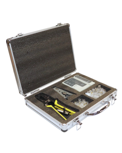 Набор инструментов для изготовления и тестирования патч-кордов LANMASTER LAN-NT-TK/PATCH-TST в Махачкале Аксессуары для стоек и шкафов Pintop.ru