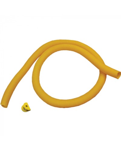 Гофротруба 56 мм для кабельного спуска, с разрезом, 3 метра, желтая LANMASTER (LAN-OT-TUBE-56) в Махачкале Аксессуары для лотков Pintop.ru