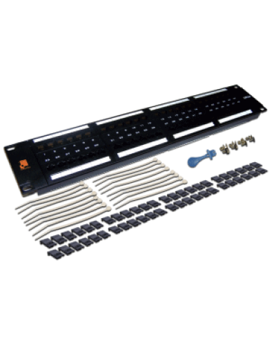 Патч-панель 19, 48 портов RJ-45, категория 6, UTP, 2U LANMASTER LAN-PPL48U6 в Махачкале Патч панель Pintop.ru