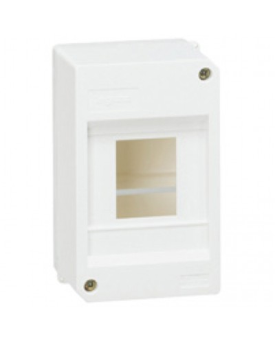 Щиток накладной Mini S 4 модуля белый Legrand 001357 в Махачкале Боксы для автоматов Pintop.ru