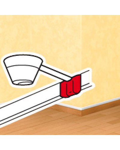 Ответвление Т-образное с перегородкой в 3 плоск. для мини-каналов 32х20 и 40x20 LEGRAND 030216 в Махачкале Аксессуары для кабель-канала Pintop.ru