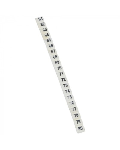 Маркер CAB3 цифры 61-80 Legrand 038163 в Махачкале Аксессуары для кабель-канала Pintop.ru