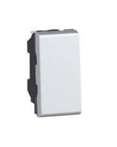 Переключатель на 2 направления Mosaic 1 модуль 10 AX алюминий Legrand 079201 в Махачкале Аксессуары для кабель-канала Pintop.ru