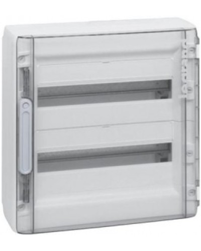 Распределительный щиток XL3 125 с белой дверью 2 ряда 36 модулей 450х450х128 мм Legrand 401647 в Махачкале Щиты электрические Pintop.ru