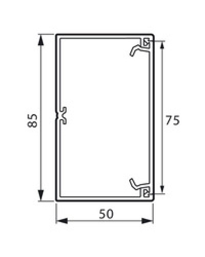 Кабель-канал METRA 85x50 Legrand (638080) в Махачкале Кабель-канал Pintop.ru