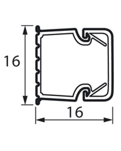 Кабель-канал METRA 16x16 Legrand (638191) в Махачкале Кабель-канал Pintop.ru