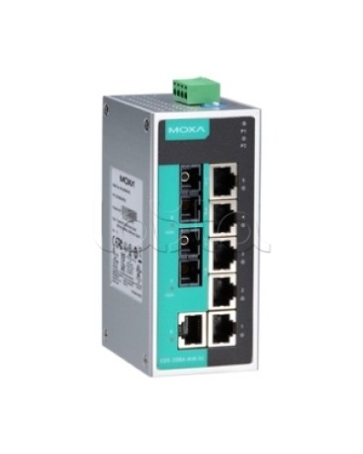 Коммутатор неуправляемый промышленный 8-портовый Moxa EDS-208A-SS-SC в Махачкале Коммутаторы Pintop.ru