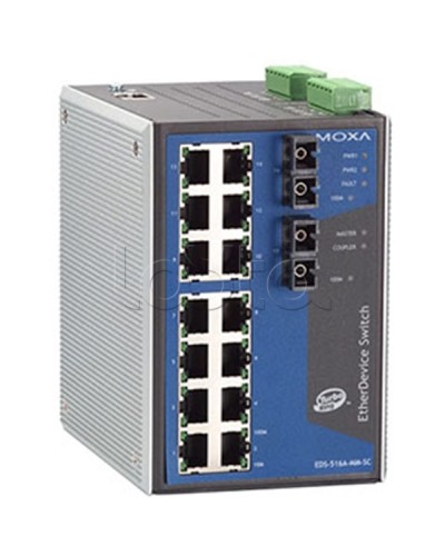 Коммутатор управляемый промышленный 16-портовыйMoxa EDS-516A-MM-SC в Махачкале Коммутаторы Pintop.ru