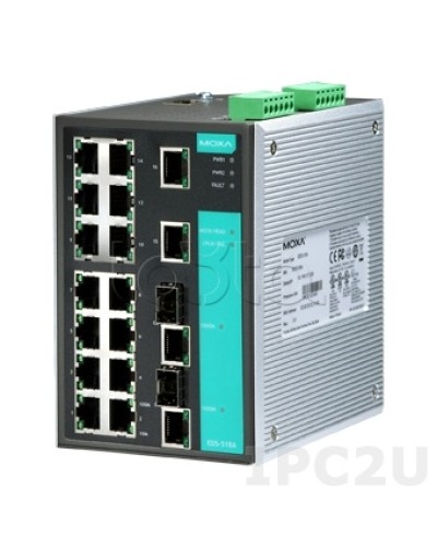 Коммутатор управляемый промышленный 18-портовыйMoxa EDS-518A в Махачкале Коммутаторы Pintop.ru