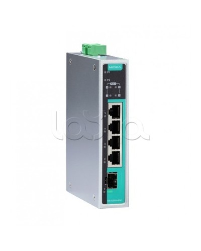 Коммутатор PoE 5-портовый Moxa EDS-G205A-4PoE-1GSFP в Махачкале Коммутаторы Pintop.ru
