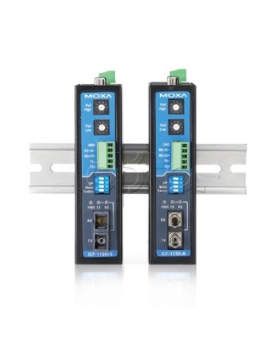 Конвертор RS-232/422/485 в оптику SC Moxa ICF-1150-S-SC в Махачкале Дополнительное оборудование для ОПС Pintop.ru