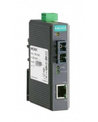 Медиаконвертер Ethernet 10/100BaseTX в 100BaseFX (SC) Moxa IMC-21-S-SC в Махачкале Медиаконвертеры Pintop.ru