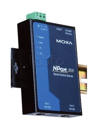 Сервер 2-портовый RS-232 в Ethernet Moxa NPort 5210 в Махачкале Дополнительное оборудование для ОПС Pintop.ru