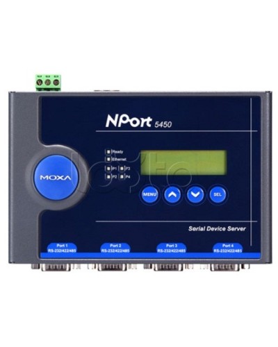 Сервер 4-портовый RS-232/422/485 в Ethernet Moxa NPort 5450-T в Махачкале Дополнительное оборудование для ОПС Pintop.ru