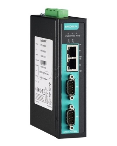 Сервер 2-портовый RS-232/422/485 в Ethernet Moxa NPort IA-5250A в Махачкале Дополнительное оборудование для ОПС Pintop.ru