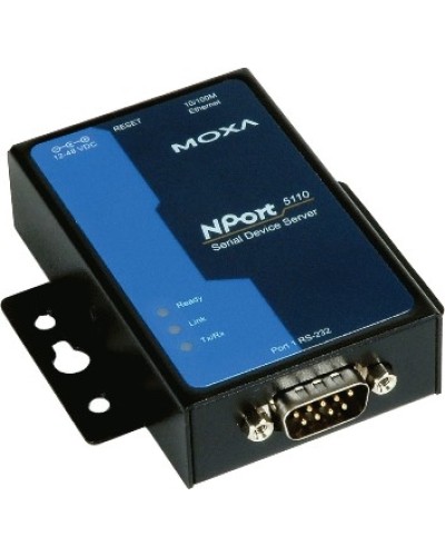 Сервер 1-портовый RS-232 в Ethernet Moxa NPort 5110 в Махачкале Дополнительное оборудование для ОПС Pintop.ru