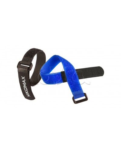 Стяжка-липучка NIKOMAX NMC-CTV290-20-HB-GN-10 (10шт) в Махачкале Стяжки-хомуты Pintop.ru