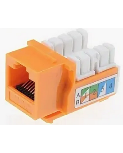 Модуль-вставка NIKOMAX (NMC-KJUE2-FT-OR) в Махачкале Модули Keystone Pintop.ru