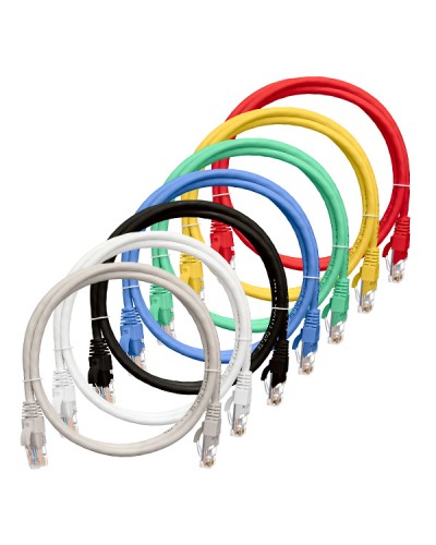 Шнур коммутационный 2хRJ45/8P8C U/UTP кат.5е (NMC-PC4UD55B-030-BK) NIKOMAX (3 м) в Махачкале Патчкорды (медные) Pintop.ru