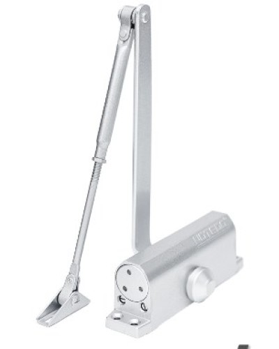 Доводчик NOTEDO DC-090-НО EN4 с ФОП (серебро) в Махачкале Доводчики Pintop.ru