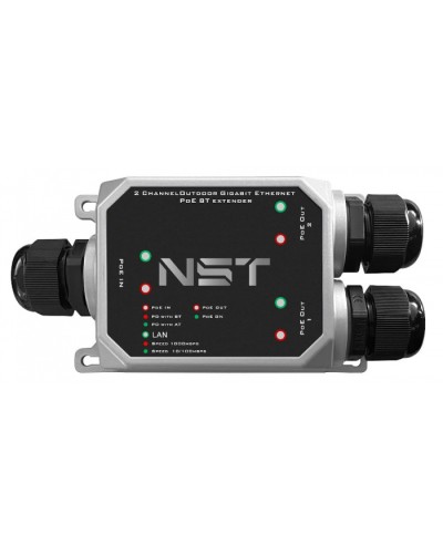 Уличный Ultra PoE удлинитель - коммутатор Gigabit Ethernet до 250м на 3 порта NST NS-EXSW-3GP/W в Махачкале Дополнительное оборудование для сетей Pintop.ru