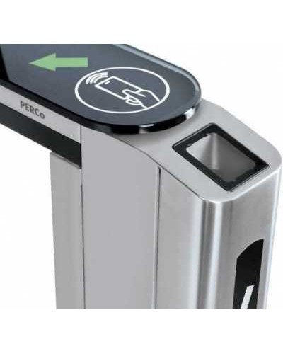 Передняя панель скоростного прохода PERCo-ST-01 со встроенным сканером штрихкода PERCo-FP01Q.1 в Махачкале Ограждения Pintop.ru