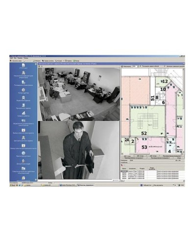 ПО Модуль Центральный пост PERCo-SM13 в Махачкале Сетевая СКУД Perco Pintop.ru