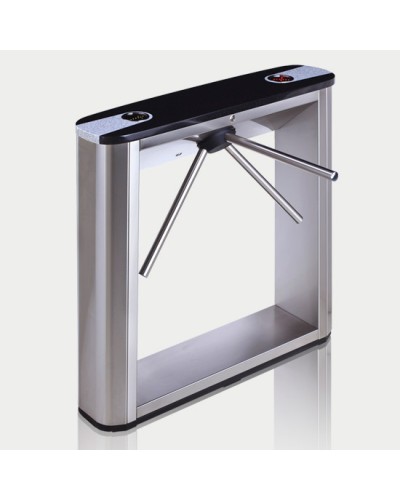 Турникет тумбовый электромеханический со стандартными планками, черной крышкой PERCo-TTD-03.1S (стандартные планки, черная крышка) в Махачкале Турникеты Pintop.ru