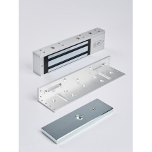 R-Lock RL-EML350-L0S - Электромагнитный замкок, 350кг, DC12/24B, цвет серебристый сатинированный алюминий RAL 7047