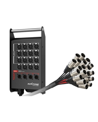 Кабель многожильный со сценической коробкой, с разъемами Roxtone+Neutrik ROXTONE STBN1604L35 в Махачкале Аксессуары для СОУЭ Pintop.ru