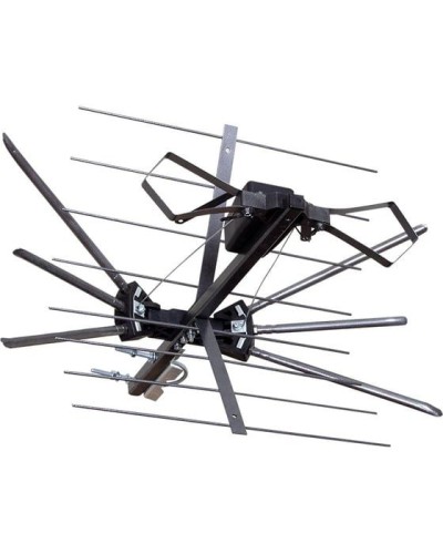 Антенна ТВ наружная АКТИВНАЯ для аналогового и цифрового ТВ REXANT (34-0401) в Махачкале Системы видеонаблюдения Pintop.ru