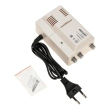 Антенный усилитель ТВ сигнала на 2 выхода, RX-200 REXANT 34-0772