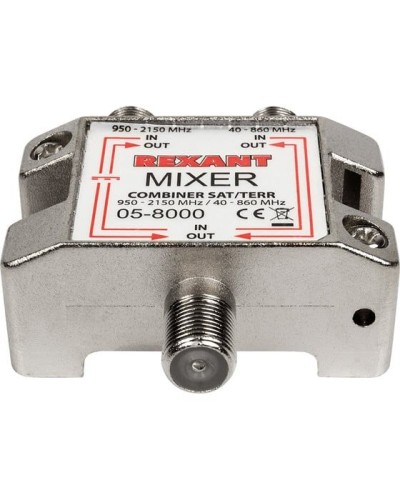 Диплексор (сумматор-делитель) SAT+TV REXANT 05-8000 в Махачкале Системы видеонаблюдения Pintop.ru