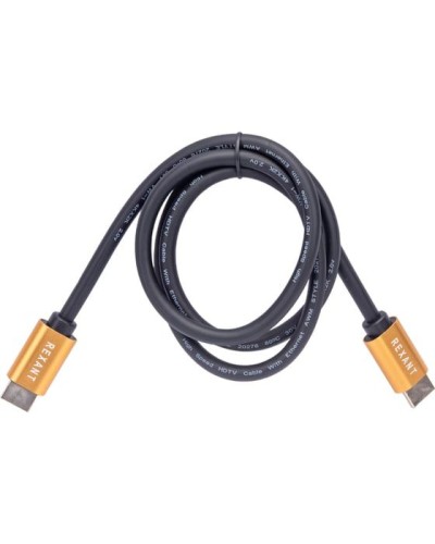 Кабель HDMI - HDMI 2.0, 1м, Gold REXANT 17-6102 в Махачкале Системы видеонаблюдения Pintop.ru