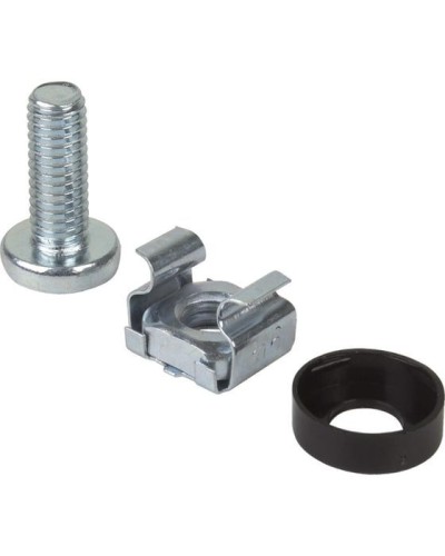 Комплект крепежа винт+шайба+гайка M6x16 REXANT (04-2686) в Махачкале Аксессуары для стоек и шкафов Pintop.ru