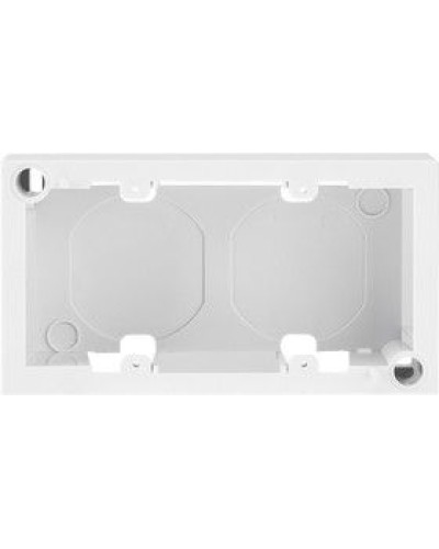 Короб накладной для лицевых панелей 80х150 под 4 модуля 45х22,5 Mosaic 03-0127 в Махачкале Распределительные коробки Pintop.ru