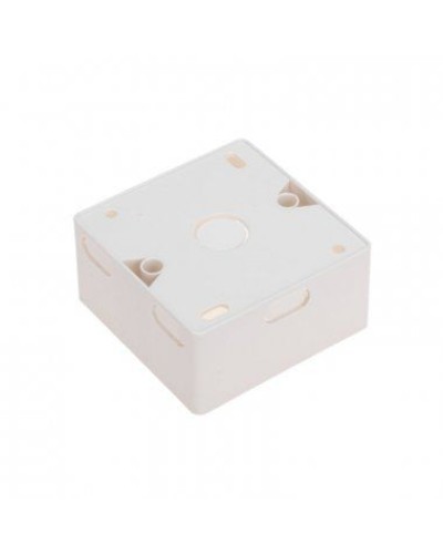 Короб накладной для лицевых панелей 80х80 под 2 модуля 45х22,5 Mosaic 03-0126 в Махачкале Распределительные коробки Pintop.ru