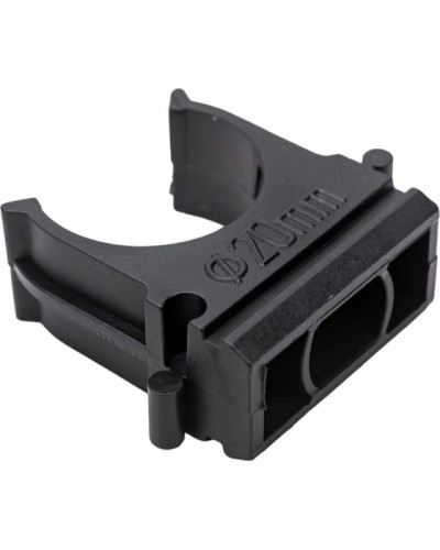 Крепеж-клипса для трубы ø 20 мм, черная (100 шт./уп.) Rexant (28-0120-3) в Махачкале Держатели, клипсы, скобы Pintop.ru