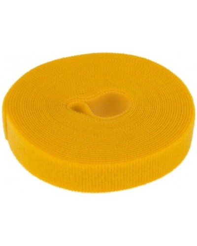 Лента-липучка многоразовая 5 м х 20мм, желтая (1 шт/уп) REXANT 07-7522 в Махачкале Монтажные материалы Pintop.ru