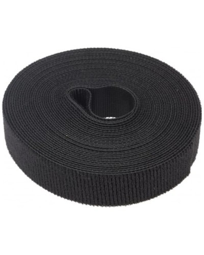 Лента-липучка многоразовая 5 м х 20мм, черная (1 шт/уп) REXANT 07-7526 в Махачкале Монтажные материалы Pintop.ru