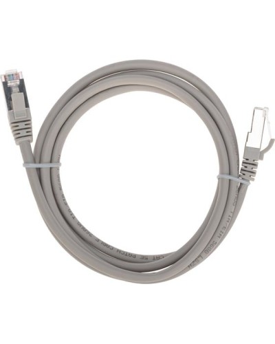 Патч-корд F/UTP, CAT 5e, RJ45-RJ45, 26AWG, LSZH, серый, 1,5м REXANT 02-0110-105 в Махачкале Патчкорды (медные) Pintop.ru