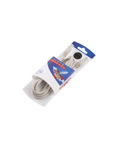 Патч-корд U/UTP RJ45-RJ45, CAT 5e, PVC, серый, 1,5м REXANT 06-3202 в Махачкале Патчкорды (медные) Pintop.ru