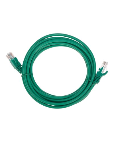 Патч-корд U/UTP, CAT 5e, RJ45-RJ45, 26AWG, LSZH, зеленый, 3м REXANT 02-0106-3 в Махачкале Патчкорды (медные) Pintop.ru