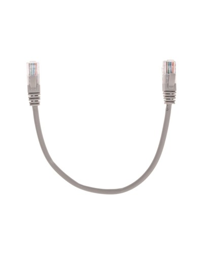 Патч-корд U/UTP, CAT 5e, RJ45-RJ45, 26AWG, LSZH, серый, 0,3м REXANT 02-0100-03 в Махачкале Патчкорды (медные) Pintop.ru
